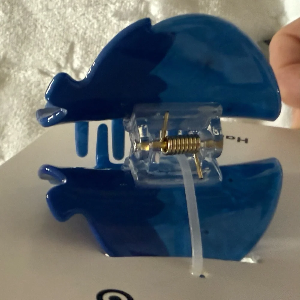 Kate Spade x Target Blue Strawberry Hair Claw Clip with Rhinestones – NWT